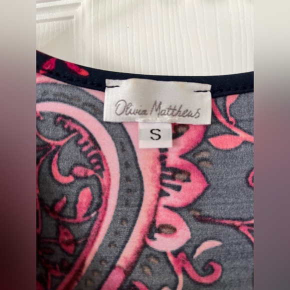 OLIVIA MATTHEWS Maxi Faux Wrap Dress - Picture 4 of 4